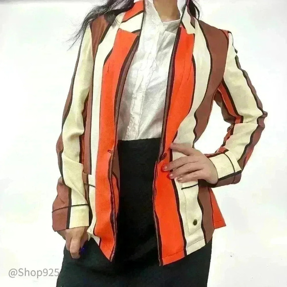 Scotch and  soda Striped Blazer - Picture 7 of 9